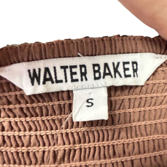 Walter Baker Carol Top Verona Sleeveless Brown/Pink W53240 Women's Small NWT - Picture 6 of 9